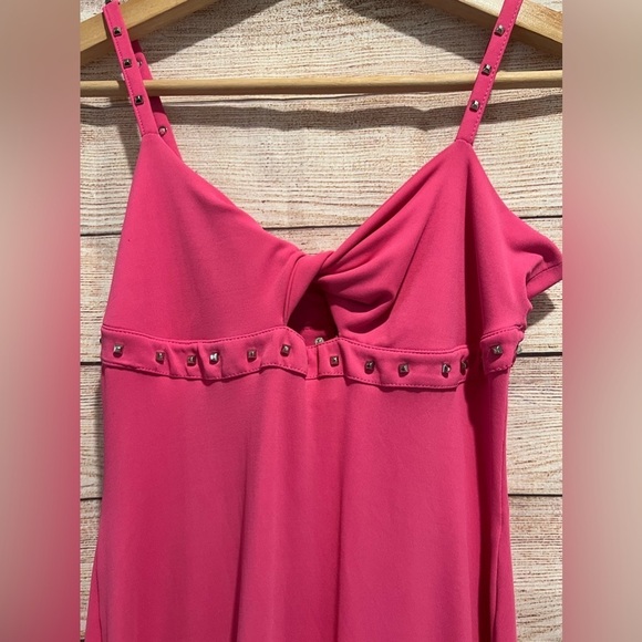 Versace Jeans Couture Pink midi dress size 26/40 - Picture 4 of 6